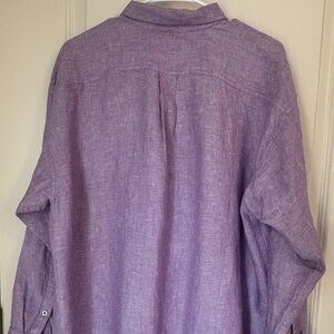 J. Crew Etienne Baird McNutt Oversized Linen Shirt. Size 14. Like New.